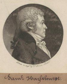 Samuel Hazlehurst, 1800. Creator: Charles Balthazar Julien Févret de Saint-Mémin.