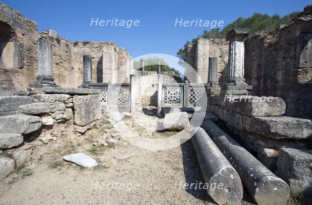 Pheidias' workshop, Olympia, Greece. Artist: Samuel Magal