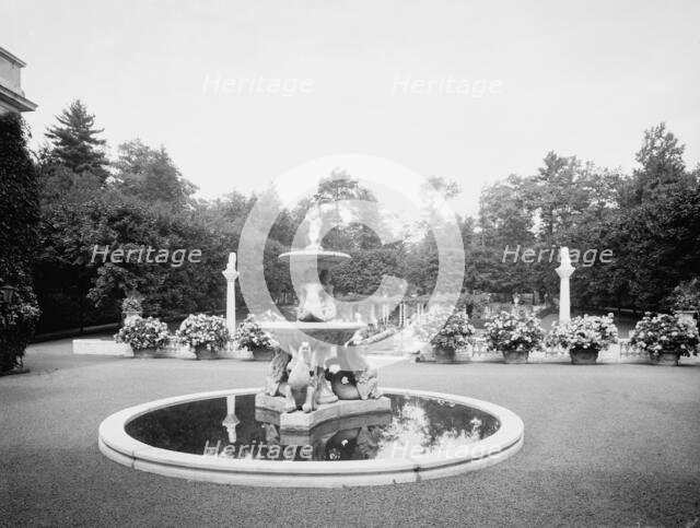 The Fountain, Bellefontaine, home of Giraud Foster, Lenox, Mass., c.between 1910 and 1920. Creator: Unknown.