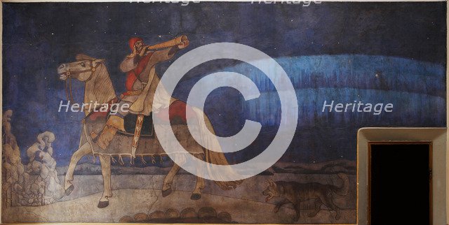 Kullervo Rides to War, 1901. Artist: Gallen-Kallela, Akseli (1865-1931)
