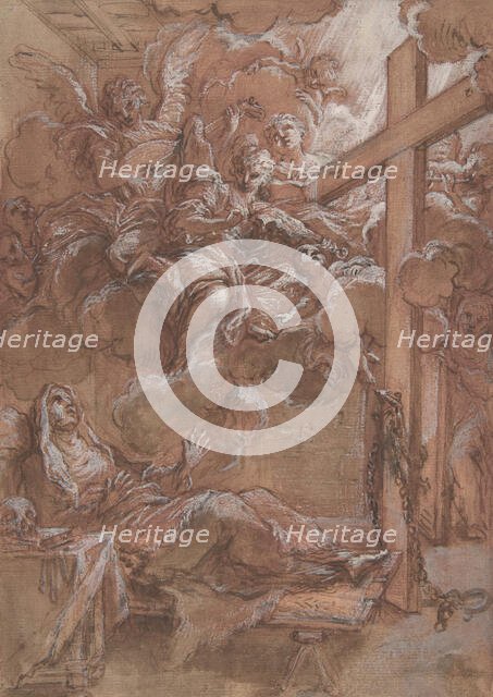 The Ecstacy of the Blessed Giacinta Marescotti, ca. 1675-1714. Creator: Giuseppe Passeri.