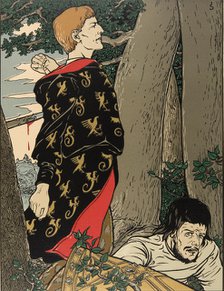 Illustration The Nibelungs, 1898-1901.