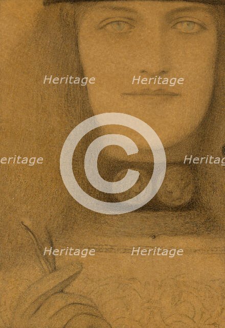 Le collier de médailles, 1899. Creator: Khnopff, Fernand (1858-1921).