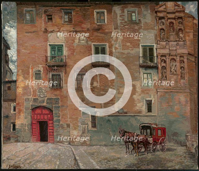 Casa del obispo de Tarazona, Early 1930s. Creator: Zuloaga y Zabaleto, Ignacio (1870-1945).