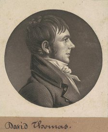 David Thomas, 1807. Creator: Charles Balthazar Julien Févret de Saint-Mémin.