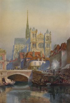 'Amiens Cathedral', c1903, (1938). Artist: Richard Henry Wright.