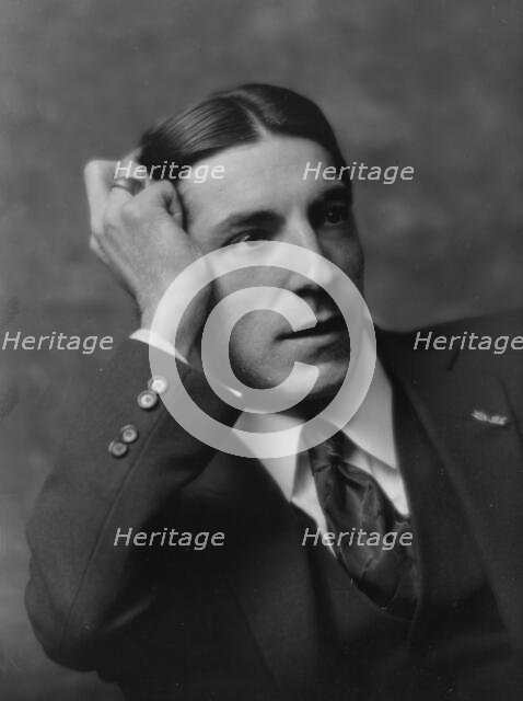 Valbel, Henri, Mr., portrait photograph, 1917 Apr. 30. Creator: Arnold Genthe.