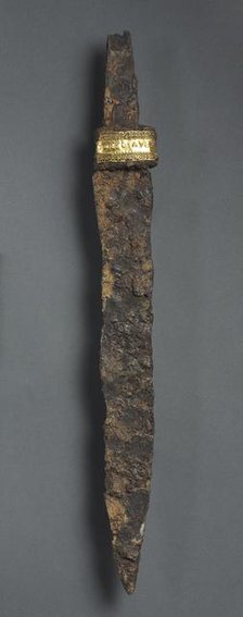 Single-Edged Knife (Scramasax), 600s. Creator: Unknown.