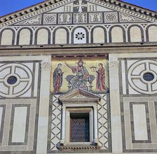 The west facade of San Miniato al Monte, 12th century. Artist: Unknown