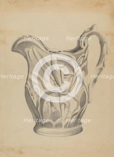 Pitcher, 1935/1942. Creator: Anna Aloisi.