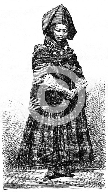 Aymara Indian, La Paz, Bolivia, 19th century. Artist: Lancelot