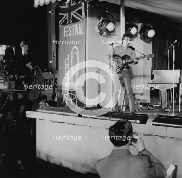 Stevie Winwood, Spencer Davis Group, Richmond Jazz Festival, London, 1965. Creator: Brian Foskett.