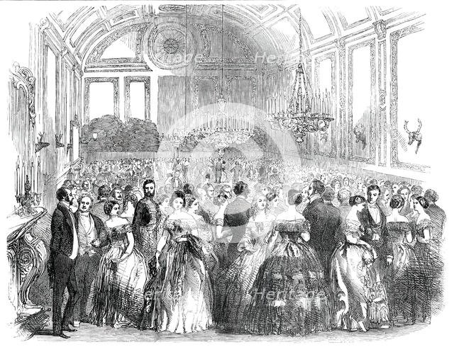 The County Hunt Ball, in the New Hall, at Reading, 1850. Creator: Unknown.