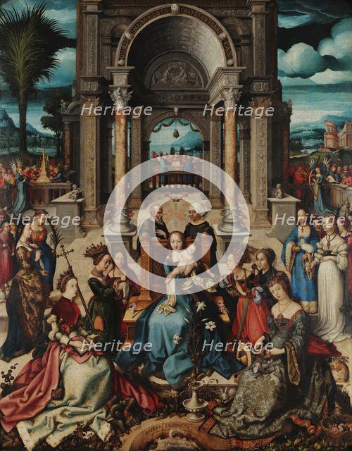 The Virgin and Child with Saints. Creator: Holbein, Hans, the Elder (1465-1524).