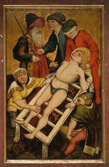 The Martyrdom of Saint Lawrence; (reverse) Giving Drink to the Thirsty. Creator: Master of Alkmaar.
