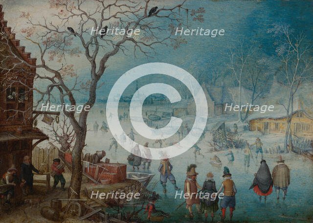 Winter Landscape, c1615-1620. Creator: Christoffel van den Berghe.