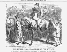 'The Derby 1863 - Portrait of The Winner', 1863. Artist: John Tenniel