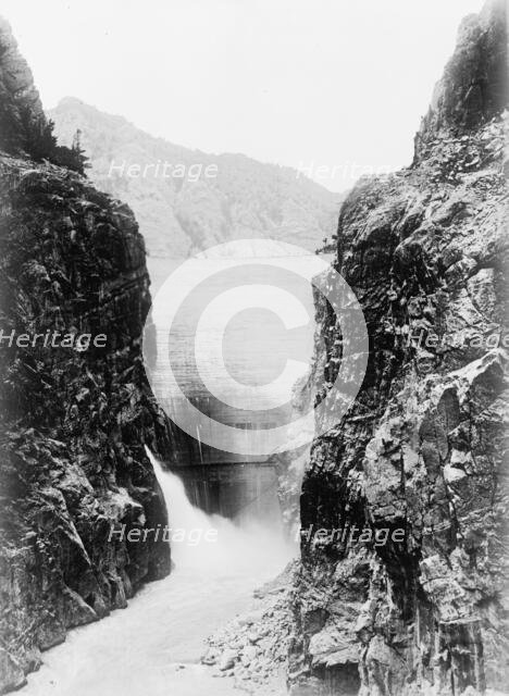 Bureau of Reclamation - Shoshone Dam, Wyoming, Highest in World, 1912. Creator: Harris & Ewing.