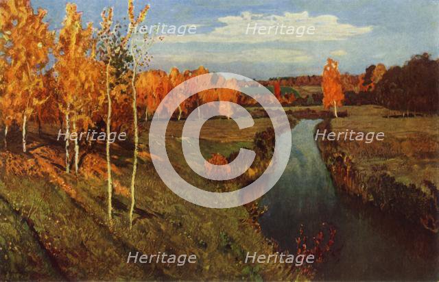 'Golden Autumn', 1895, (1965). Creator: Isaak Levitan.