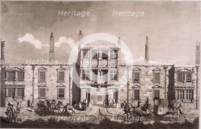 Somerset House, London, 1777. Artist: WG Moss