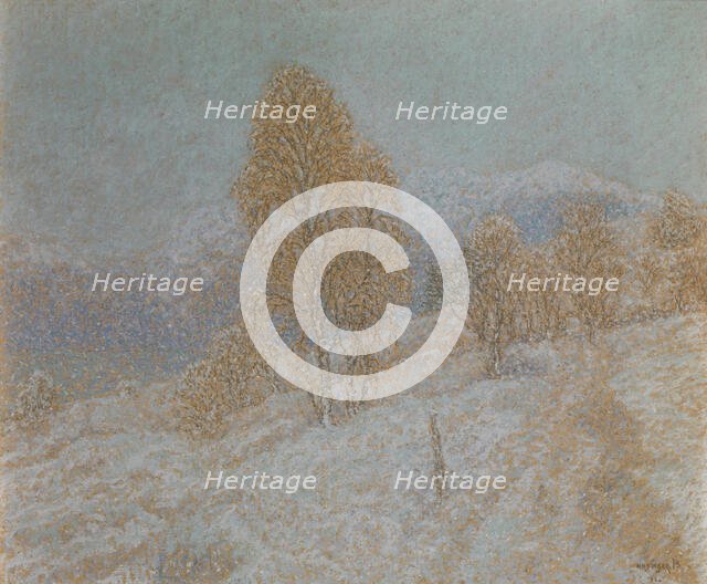 Snowy Day, 1915. Creator: William Henry Singer.