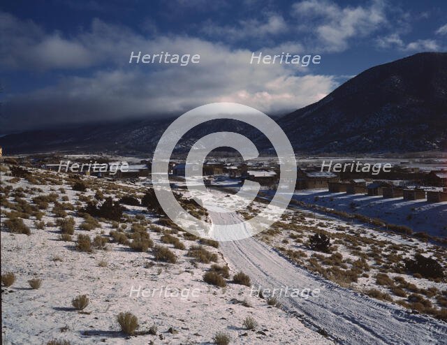 Questa, Taos County, New Mexico, 1943. Creator: John Collier.