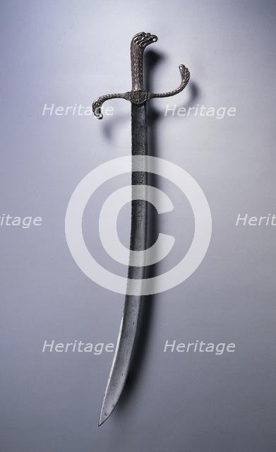 Falchion, blade: 1700s. Creator: Unknown.