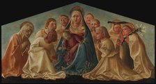 Madonna and Child with Angels and Saints (Trivulzio Madonna), c1430. Creator: Lippi, Fra Filippo (1406-1469).