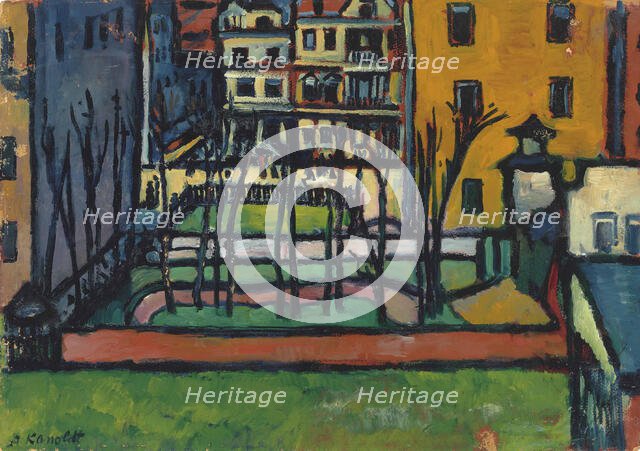Garden I, 1910. Creator: Kanoldt, Alexander (1881-1939).