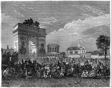 Entry of the National Guard into Paris, after the Prussian campaign, 1807 (1882-1884). Artist: Unknown