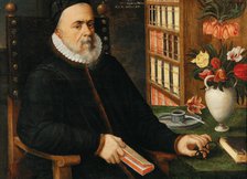 Portrait of a scholar (Carolus Clusius 1526-1609), 1589. Creator: Valckenborch, Marten van (1535-1612).