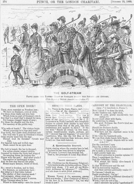 'The Golf-Stream', 1885. Artist: Unknown