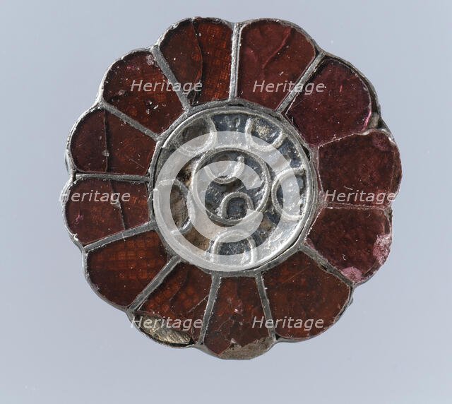 Rosette Brooch, Frankish, first half 6th century. Creator: Unknown.