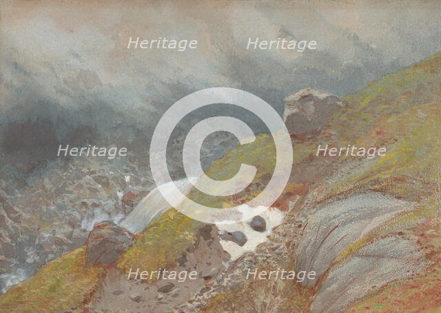 View Above Handeck, Switzerland, 1875. Creator: Eugène Emmanuel Viollet-le-Duc.