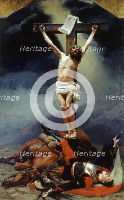 Pour l'Humanité, pour la Patrie, c1895. Creator: Jean Joseph Weerts.