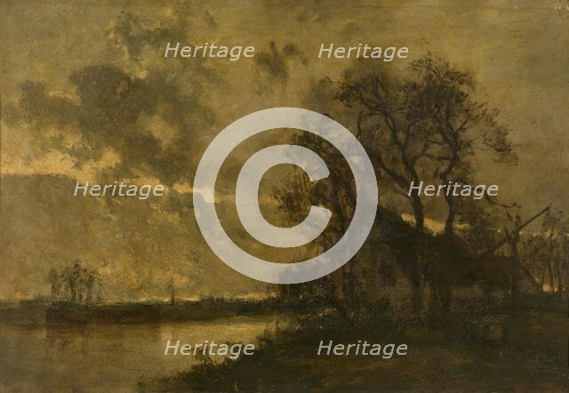 Landscape, 1860-1864. Creator: Johan Barthold Jongkind.