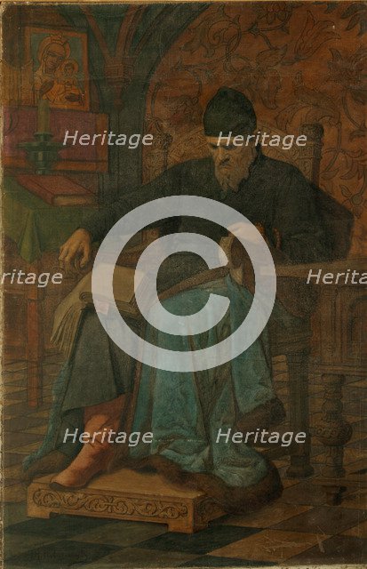 Tsar Ivan IV the Terrible. Artist: Novoskoltsev, Alexander Nikanorovich (1853-1919)