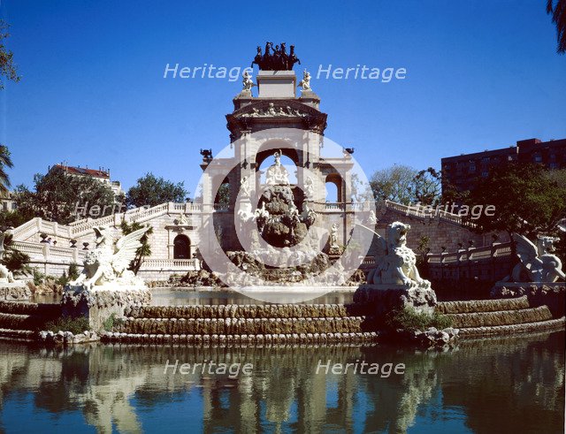 Waterfall' in the Ciutadella Park, Barcelona, by Josep Fonserè.