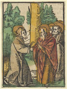 Christ Teaching the Disciples, 1, from Das Plenarium, 1517. Creator: Hans Schäufelein the Elder.
