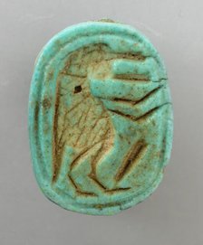 Scarab With Depiction of the Hippo Goddess Taweret, Egypt, probably 18th - 20th Dynasty 1569 - 108.. Creator: Unknown.