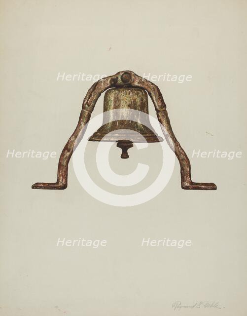 Ship's Bell, 1939. Creator: Raymond E. Noble.