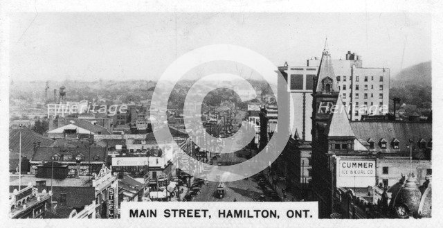 Main Street, Hamilton, Ontario, Canada, c1920s. Artist: Unknown