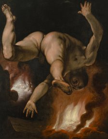 The Fall of Ixion, ca 1588. Artist: Haarlem, Cornelis Cornelisz., van (1562-1638)