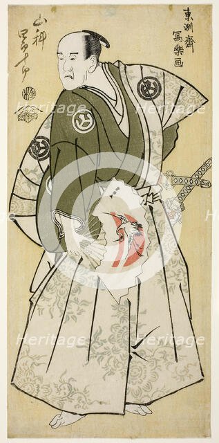 The Actor Yamashina Shirojuro as Nagoya Sanzaemon (Yamashina Shirojuro no Nagoya..., 1794 (Kansei 6) Creator: Tôshûsai Sharaku.