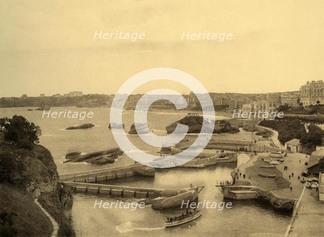 'Biarritz - Le Port des Pecheurs, c1930. Creator: Unknown.