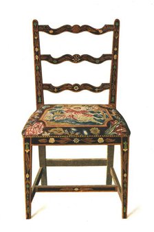 Painted Chair, 1908. Creator: Shirley Slocombe.
