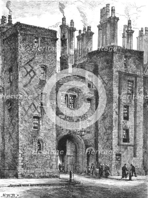 ''The Old Buildings, Lincoln's Inn', 1890. Creator: Unknown.