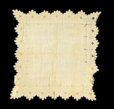 Handkerchief, American, 1870-90. Creator: Unknown.