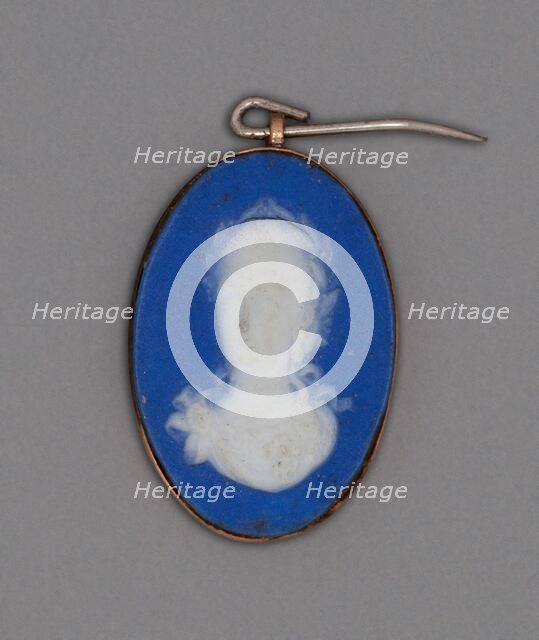 Cameo with Portrait of Maria I of Portugal, Burslem, Late 18th century. Creator: Wedgwood.