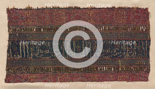 Silk Fragment, 14th century. Creator: Unknown.